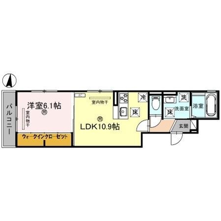 カルム アビタシオン北出島の物件間取画像